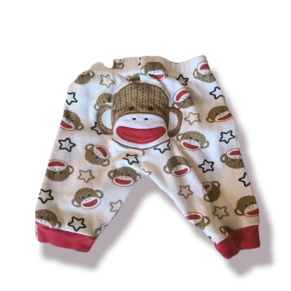 Infant Sock Monkey Pants - Picture 3 of 5